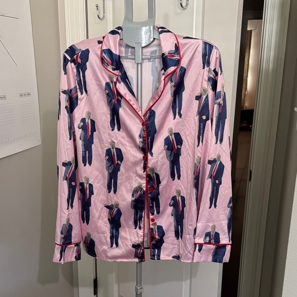 Dancing Trump Pink Pajama top